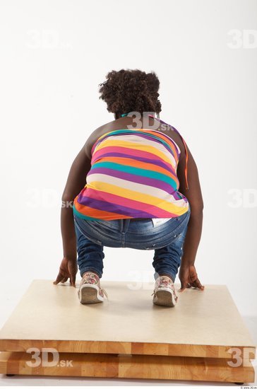 Whole Body Woman Casual Chubby Female Studio Poses