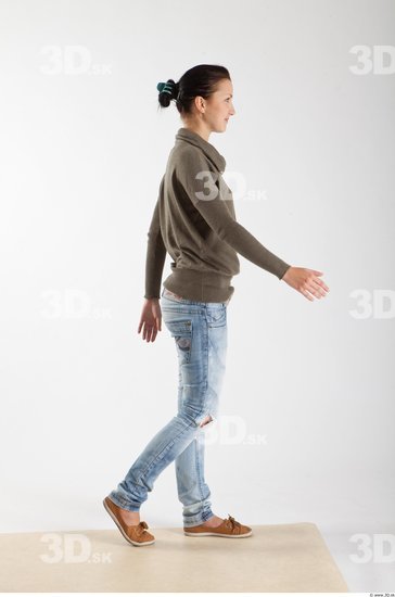 Whole Body Woman Animation references White Casual Slim