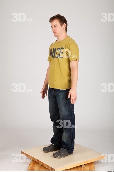 Whole Body Man Animation references Casual Average Studio photo references