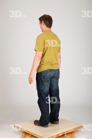 Whole Body Man Animation references Casual Average Studio photo references