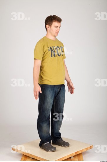 Whole Body Man Animation references Casual Average Studio photo references