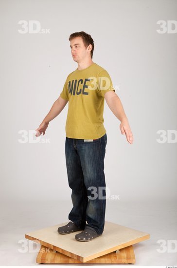 Whole Body Man Animation references Casual Average Studio photo references