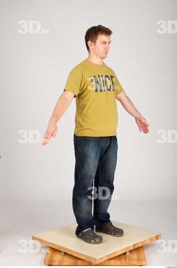 Whole Body Man Animation references Casual Average Studio photo references