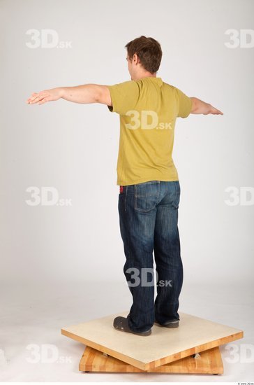 Whole Body Man Animation references T poses Casual Average Studio photo references