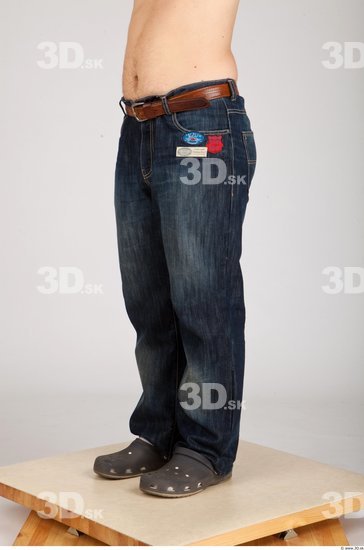 Leg Whole Body Man Animation references Casual Jeans Average Studio photo references