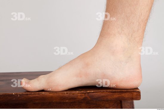 Foot Whole Body Man Animation references Nude Casual Average Studio photo references