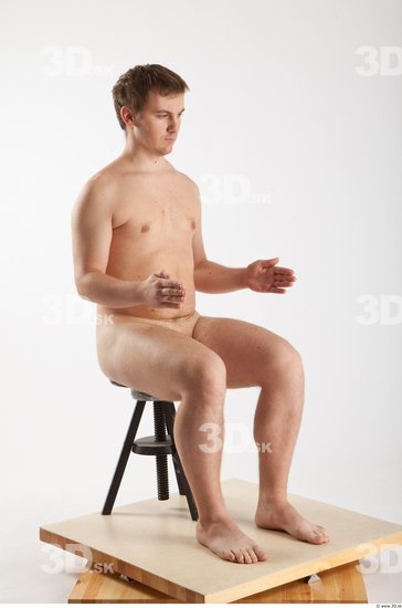 Whole Body Man Artistic poses White Nude Average