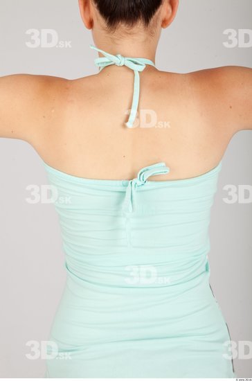 Whole Body Breast Woman Casual Dress Slim Studio photo references