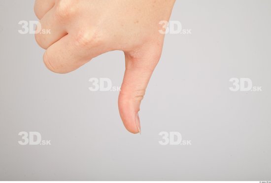 Fingers Whole Body Woman Casual Slim Studio photo references