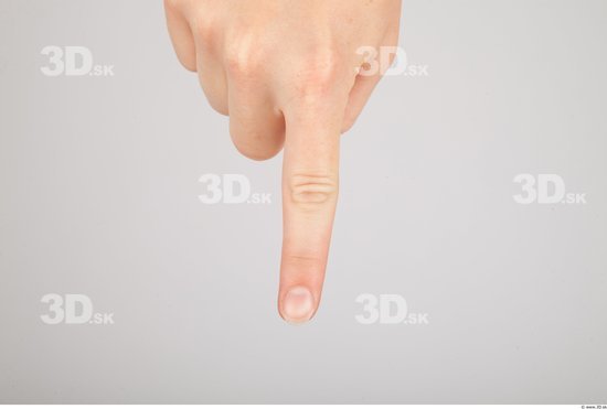 Fingers Whole Body Woman Casual Slim Studio photo references