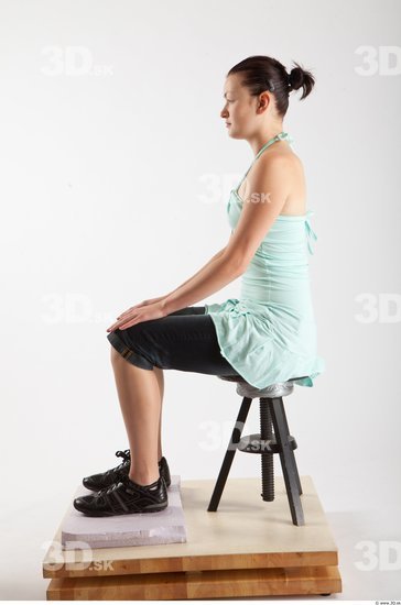 Whole Body Woman Artistic poses Casual Slim Studio photo references