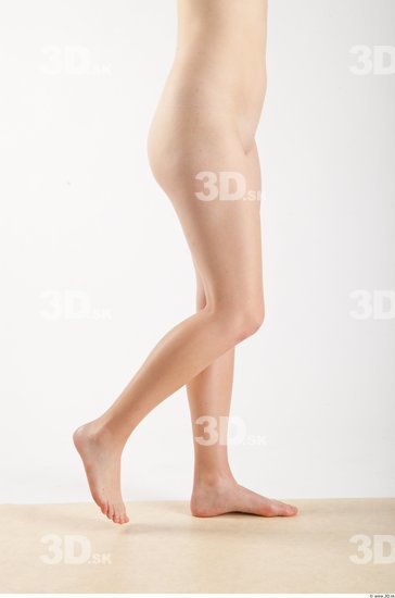 Leg Whole Body Woman Nude Casual Slim Studio photo references