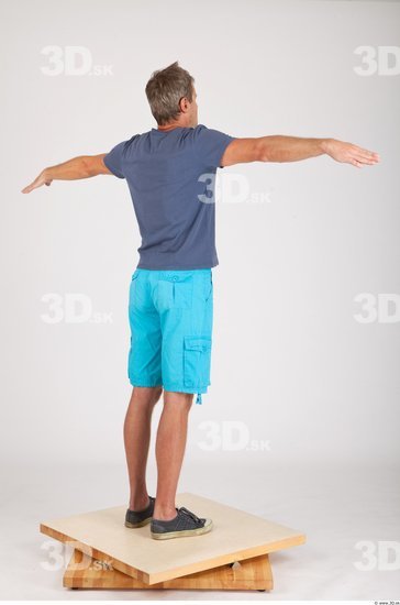 Whole Body Man T poses Casual Athletic Studio photo references