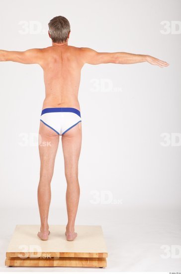 Whole Body Man T poses Casual Underwear Athletic Studio photo references