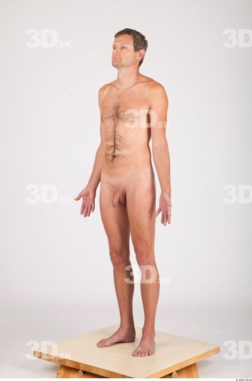 Whole Body Man Animation references Nude Casual Athletic Studio photo references