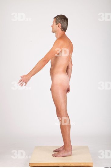 Whole Body Man Animation references Nude Casual Athletic Studio photo references