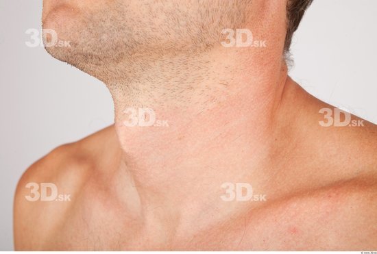 Neck Whole Body Man Casual Athletic Studio photo references