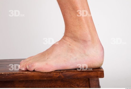 Foot Whole Body Man Nude Casual Athletic Studio photo references