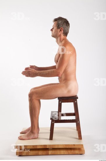 Whole Body Man Artistic poses White Nude Athletic