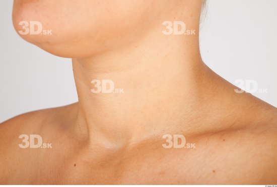 Neck Whole Body Woman Nude Casual Average Studio photo references