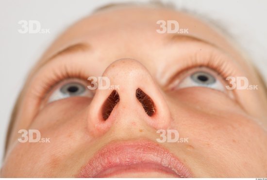 Nose Whole Body Woman Casual Average Studio photo references