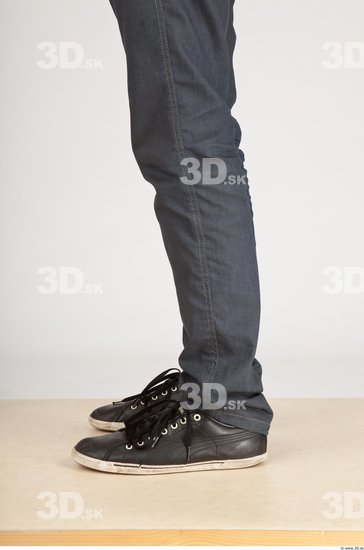 Calf Whole Body Man Formal Trousers Athletic Studio photo references