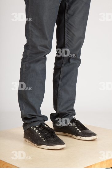 Calf Whole Body Man Formal Trousers Athletic Studio photo references