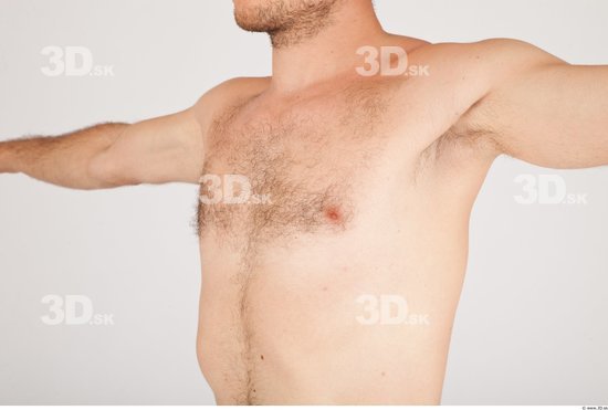 Chest Whole Body Man Nude Formal Athletic Studio photo references