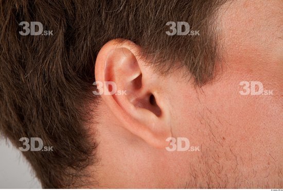 Ear Whole Body Man Formal Athletic Studio photo references