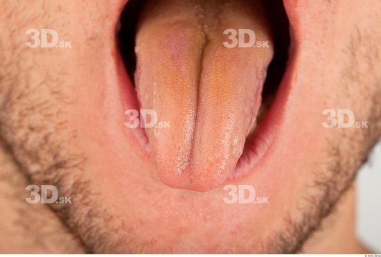 Whole Body Tongue Man Formal Athletic Studio photo references