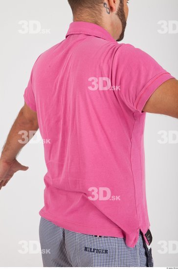 Upper Body Whole Body Man Casual Shirt T shirt Average Studio photo references