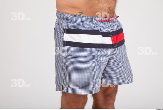 Thigh Whole Body Man Casual Shorts Average Studio photo references