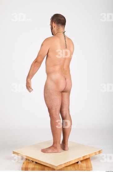 Whole Body Man Animation references Nude Casual Average Studio photo references