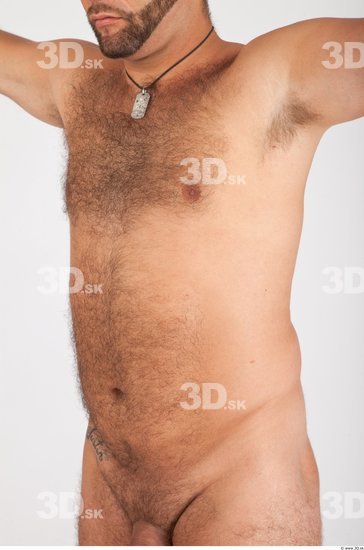 Upper Body Whole Body Man Hairy Nude Casual Average Studio photo references