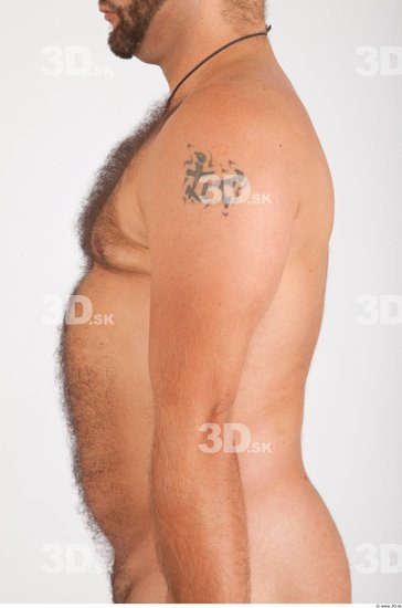 Arm Whole Body Man Nude Casual Average Studio photo references