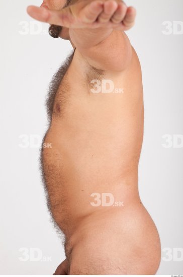 Upper Body Whole Body Man Hairy Nude Casual Average Studio photo references