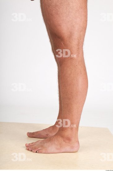 Calf Whole Body Man Nude Casual Average Studio photo references