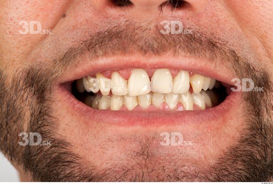 Whole Body Teeth Man Casual Average Bearded Studio photo references