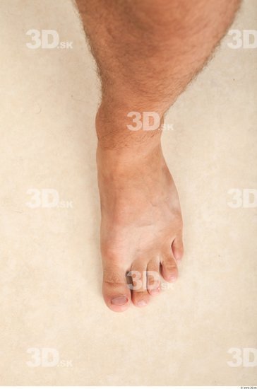 Foot Whole Body Man Nude Casual Average Studio photo references