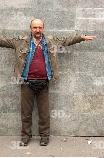 Whole Body Man T poses Casual Average Street photo references