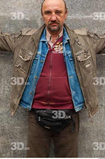 Upper Body Man Casual Jacket Average Street photo references