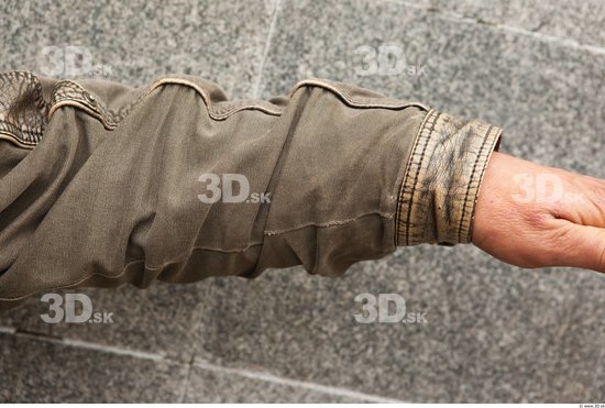 Forearm Man Casual Jacket Average Street photo references