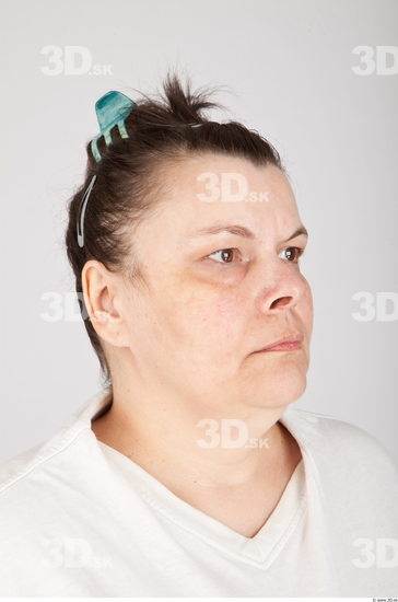 Head Woman White Average Wrinkles