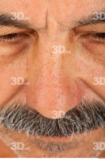 Nose Man White Average Wrinkles
