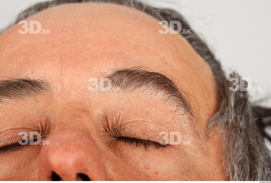 Eye Man White Average Wrinkles