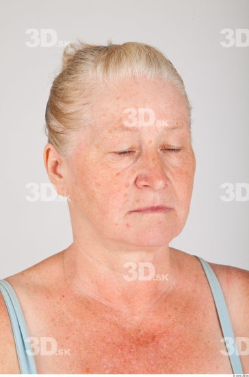 Head Woman White Average Wrinkles