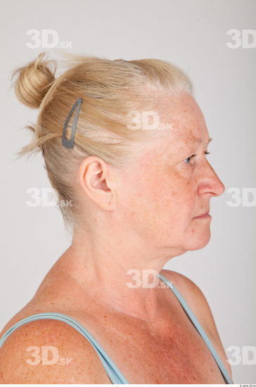 Head Woman White Average Wrinkles