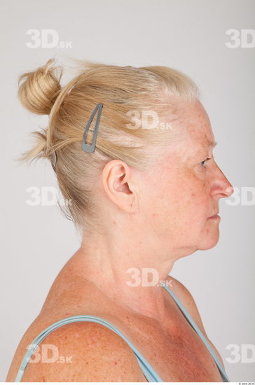 Head Woman White Average Wrinkles