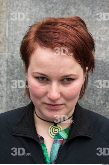 Head Woman Casual Average Street photo references