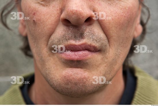 Mouth Man Casual Average Wrinkles Street photo references